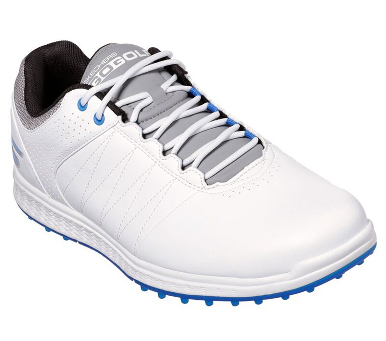 Skechers Herr Vita/Grå Sneakers - Go Golf Pivot - Sverige (FHJOV-1629)